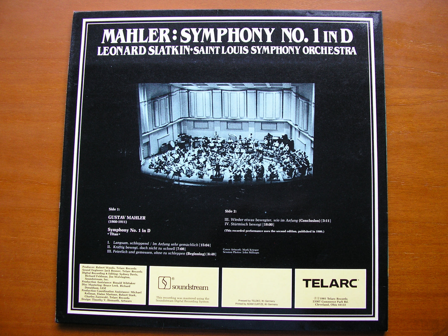 MAHLER: SYMPHONY No. 1 SLATKIN / SAINT LOUIS SYMPHONY DG-10066