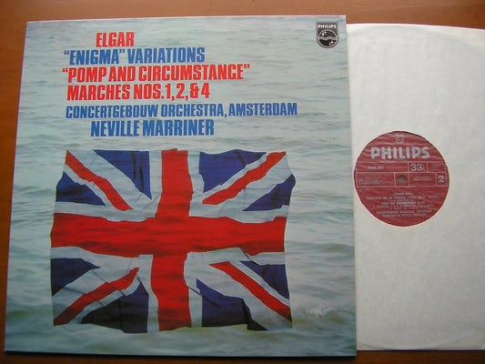ELGAR: ENIGMA VARIATIONS / POMP & CIRCUMSTANCE MARCHES Nos. 1 / 2 / 4     MARRINER / CONCERTGEBOUW ORCHESTRA    9500 424
