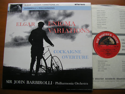 ELGAR: ENIGMA VARIATIONS / COCKAIGNE OVERTURE      BARBIROLLI / PHILHARMONIA     ASD 548