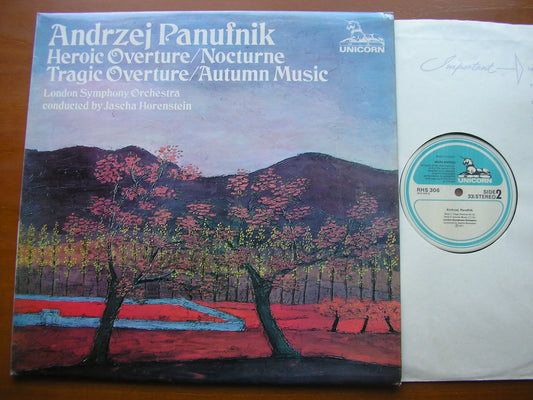 PANUFNIK: HEROIC OVERTURE / NOCTURNE / TRAGIC OVERTURE / AUTUMN MUSIC     HORENSTEIN / LONDON SYMPHONY     RHS 306