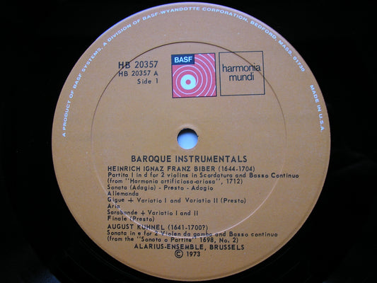 MUSICA INSTRUMENTALIS: BIBER / BUXTEHUDE / ROSENMULLER / SCHENK / KUHNEL ALARIUS ENSEMBLE KHB 20357