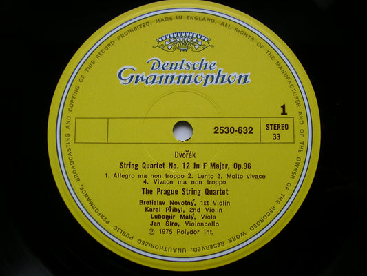 DVORAK: STRING QUARTETS in F Op. 96 / in A Op. 105     PRAGUE STRING QUARTET    2530 632