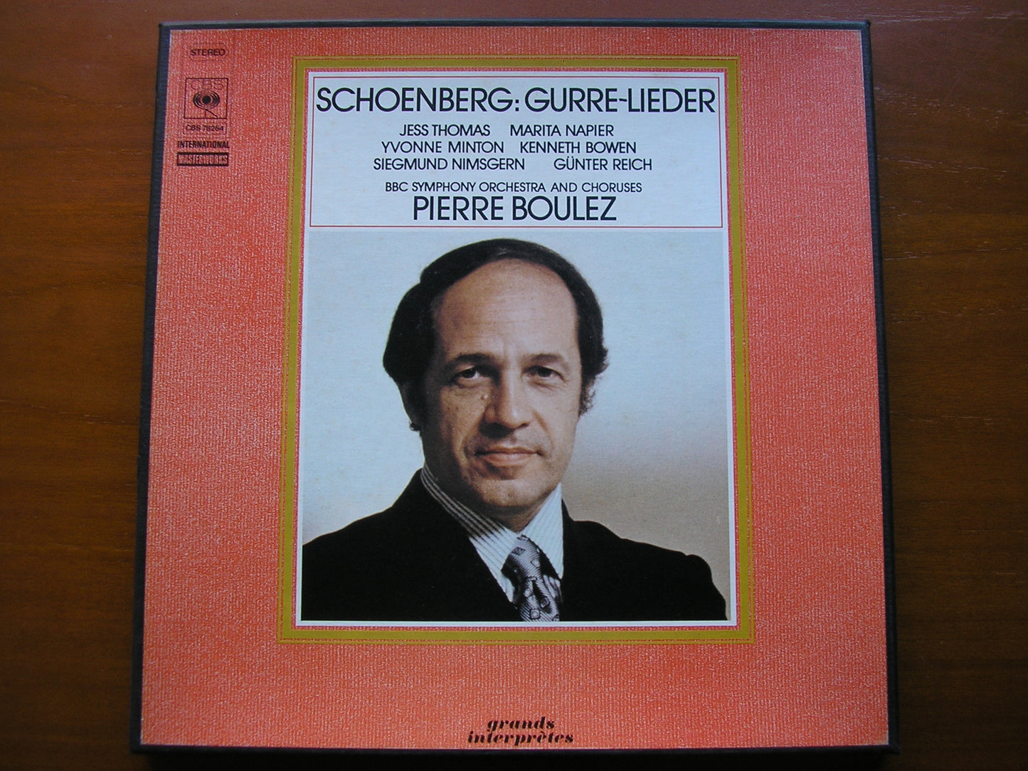 SCHOENBERG: GURRELIEDER      SOLOISTS / BBC SYMPHONY / BOULEZ    2LP      78264
