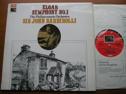 ELGAR: SYMPHONY No. 1      BARBIROLLI / PHILHARMONIA ORCHESTRA     ASD 2748