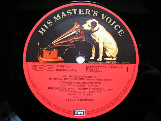BRITTEN: SERENADE FOR TENOR, HORN & STRINGS / ROSSINI SUITE MACKIE / TUCKWELL / SCOTTISH CHAMBER ORCHESTRA / BEDFORD 749480