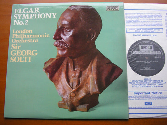 ELGAR: SYMPHONY No. 2     SOLTI / LONDON PHILHARMONIC     SXL 6723