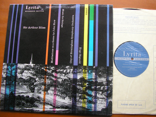 BLISS: MEDITATIONS ON A THEME BY JOHN BLOW / MUSIC FOR STRINGS   RIGNOLD / CBSO   SRCS 33