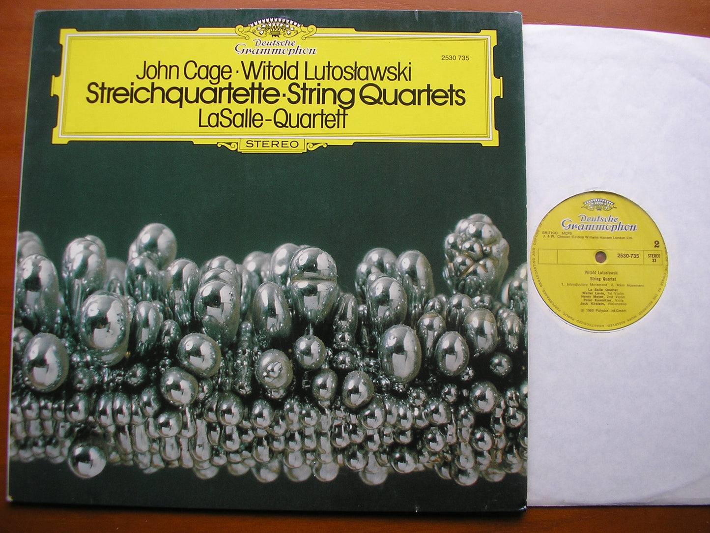 LUTOSLAWSKI / JOHN CAGE: STRING QUARTETS LA SALLE QUARTET 2530 735