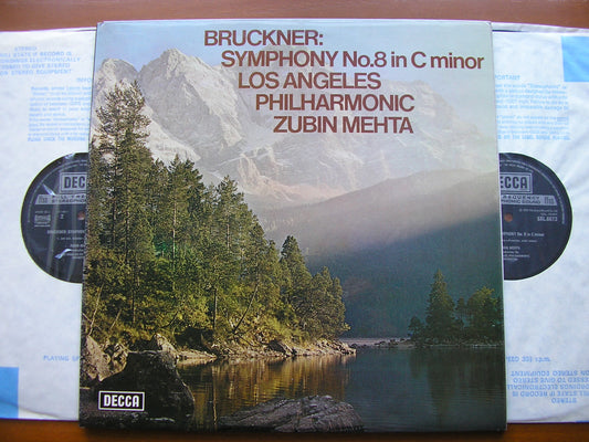 BRUCKNER: SYMPHONY No. 8          MAAZEL / LOS ANGELES PHILHARMONIC     2LP       SXL 6671 / 2