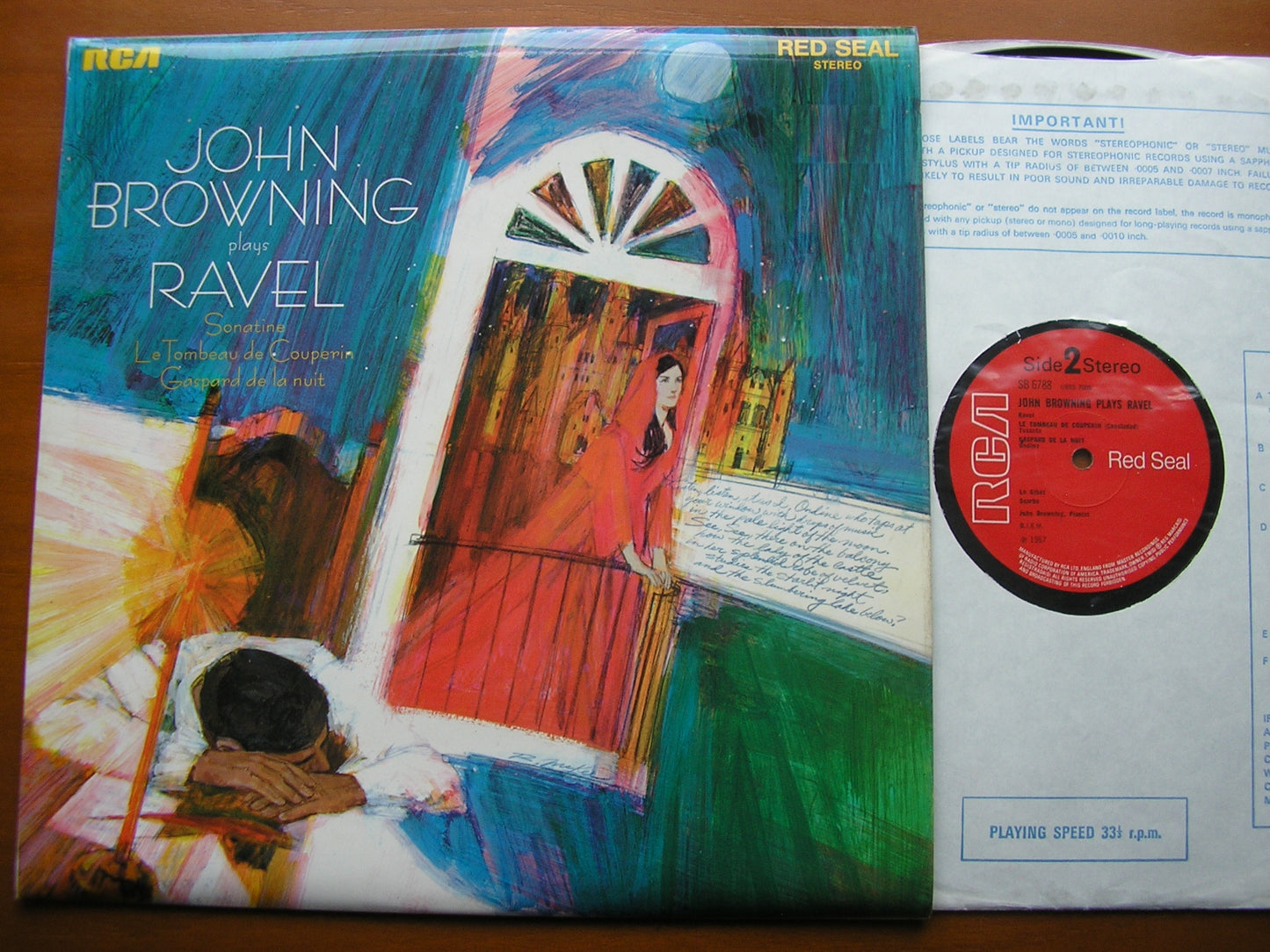 RAVEL: PIANO WORKS JOHN BROWNING SB 6788