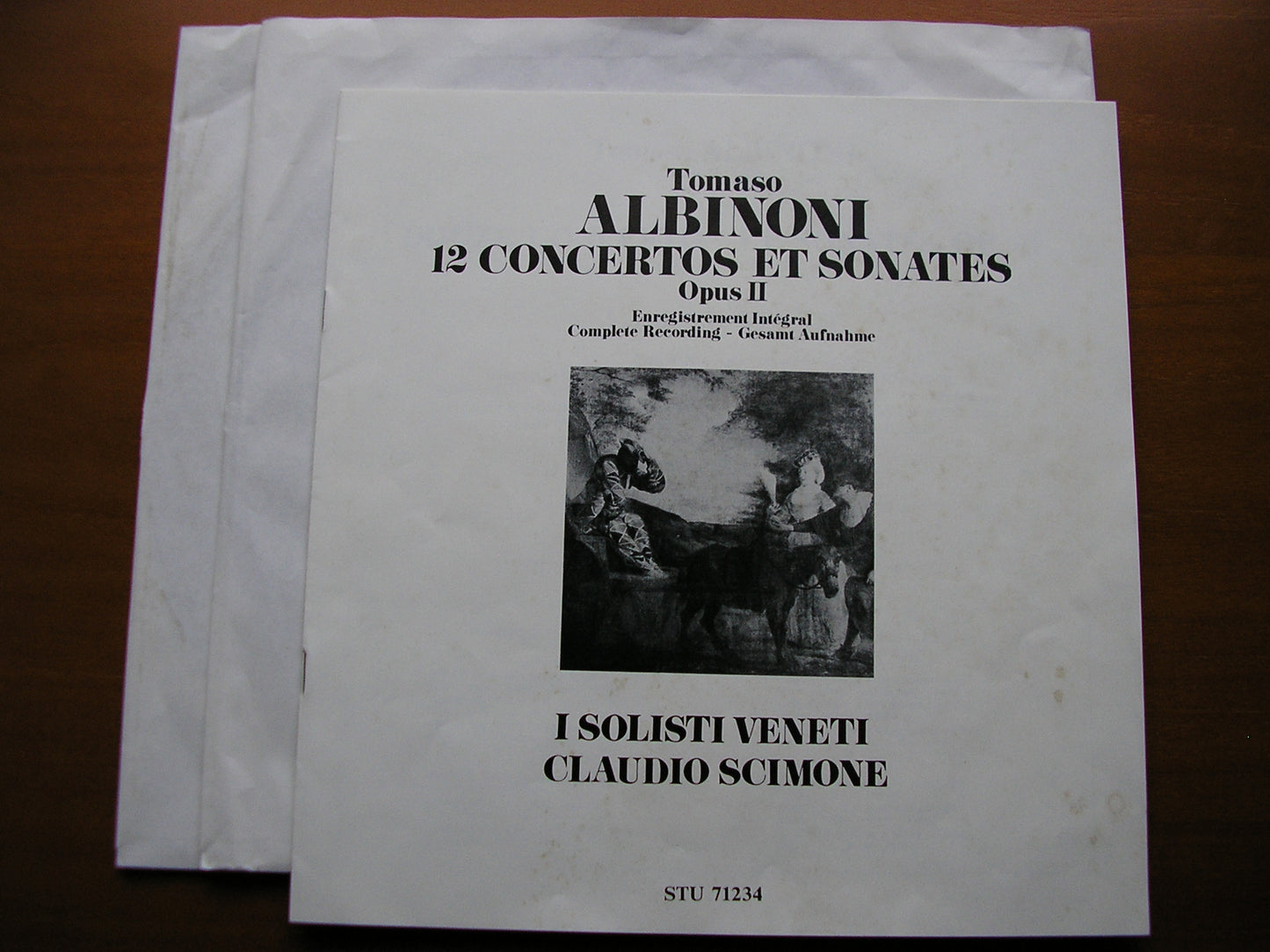 ALBINONI: TWELVE CONCERTOS & SONATAS Op. 11 I SOLOISTI VENETI / SCIMONE 2LP STU 71234