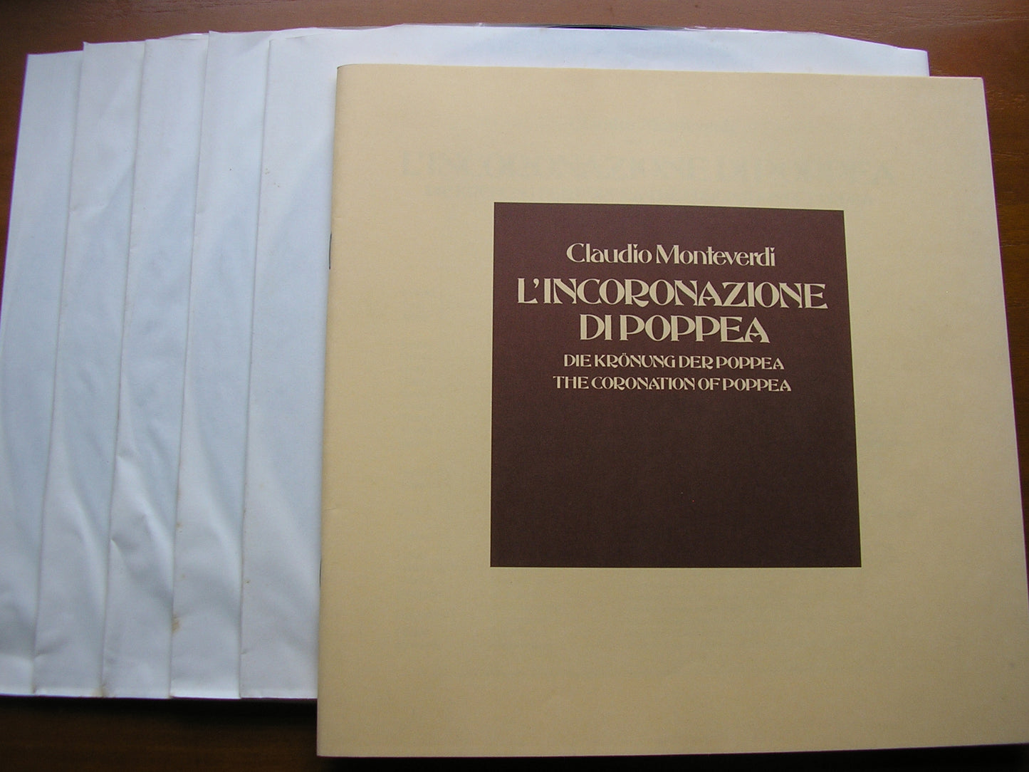 MONTEVERDI: THE CORONATION OF POPPEA SOLOISTS / CONCENTUS MUSICUS VIENNA / HARNONCOURT 5LP 6.35247