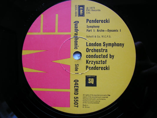 PENDERECKI: SYMPHONY LONDON SYMPHONY ORCHESTRA / KRZYSZTOF PENDERECKI Q4 EMD 5507