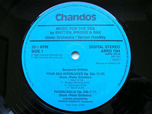 BRITTEN / BRIDGE / BAX: ORCHESTRAL WORKS        HANDLEY / ULSTER ORCHESTRA      ABRD 1184