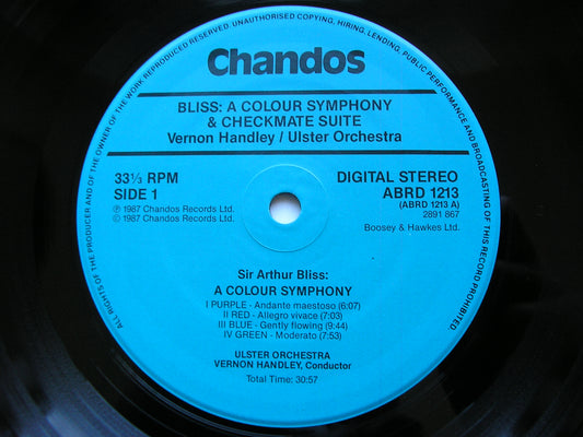 BLISS: A COLOUR SYMPHONY / CHECKMATE Ballet Suite        HANDLEY / ULSTER ORCHESTRA     ABRD 1213