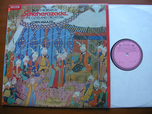 RIMSKY-KORSAKOV: SCHEHERAZADE   MAAZEL / CLEVELAND ORCHESTRA    TEST PRESSING   SXL 6874
