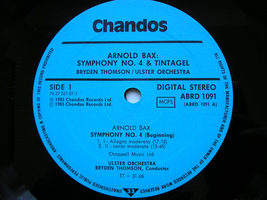 BAX: SYMPHONY No. 4 / TINTAGEL       THOMSON / ULSTER ORCHESTRA      ABRD 1091