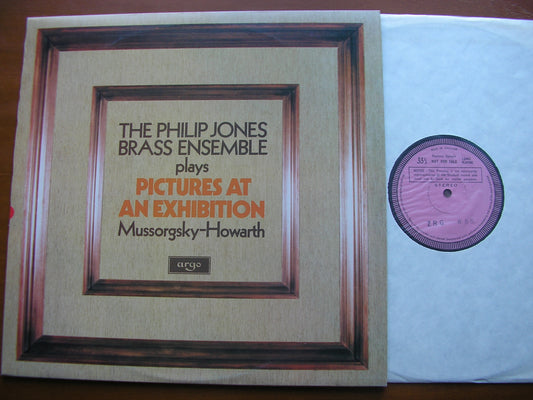MUSSORGSKY: PICTURES AT AN EXHIBITION    THE PHILIP JONES BRASS ENSEMBLE    ZRG 885