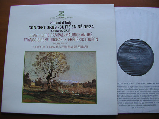 d'INDY: CONCERT Op. 89 / SUITE Op. 24 / KARADEC Op. 34       ANDRE / RAMPAL / DUCHABLE / LODEON / PAILLARD ORCHESTRA     STU 71423