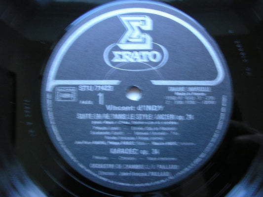 d'INDY: CONCERT Op. 89 / SUITE Op. 24 / KARADEC Op. 34       ANDRE / RAMPAL / DUCHABLE / LODEON / PAILLARD ORCHESTRA     STU 71423