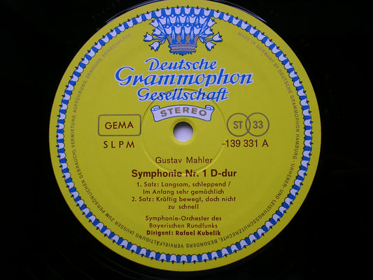 MAHLER: THE NINE SYMPHONIES     SOLOISTS / KUBELIK / BAVARIAN RADIO SYMPHONY / BERLIN PHILHARMONIC       16 LP