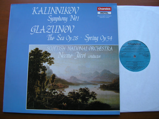 KALINNIKOV: SYMPHONY No. 1 / GLAZUNOV: THE SEA / SPRING    NEEME JARVI / SCOTTISH NATIONAL ORCHESTRA     ABRD 1299