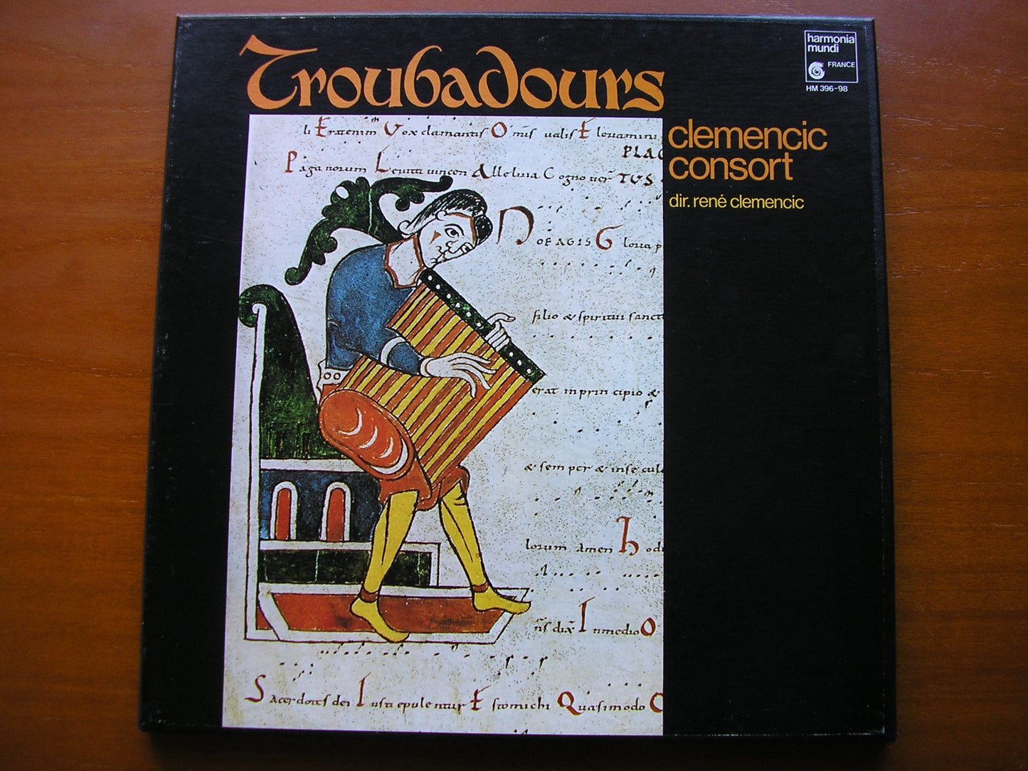 TROUBADORS: SONGS OF THE 12th CENTURY CLEMENCIC CONSORT / CLEMENCIC 3LP HM 396-8