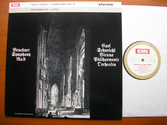 BRUCKNER: SYMPHONY No. 9      SCHURICHT / VIENNA PHILHARMONIC    ASD 493