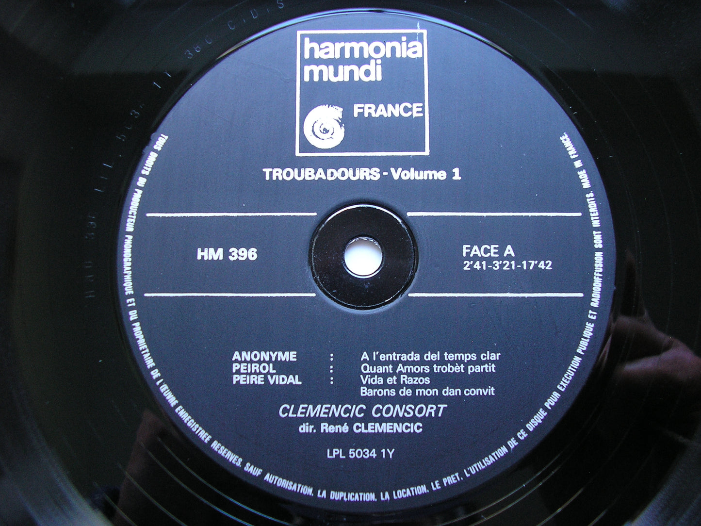 TROUBADORS: SONGS OF THE 12th CENTURY CLEMENCIC CONSORT / CLEMENCIC 3LP HM 396-8