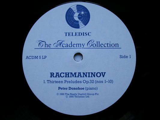 RACHMANINOV: THIRTEEN PRELUDES Op. 32 / DEBUSSY: IMAGES POUR PIANO PETER DONOHOE ACDM5