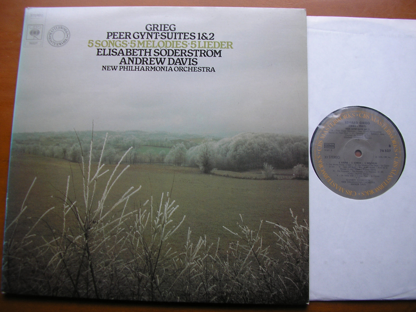 GRIEG: PEER GYNT Suites Nos. 1 & 2 / FIVE SONGS     SODERSTROM / NEW PHILHARMONIA / DAVIS     76527