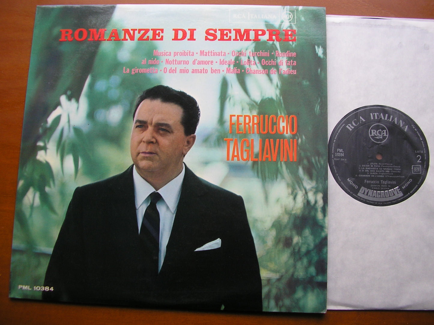 FERRUCCIO TAGLIAVINI SINGS ITALIAN SONGS: TOSTI / DENZA / DONAUDY / GASTALDON PML 10384