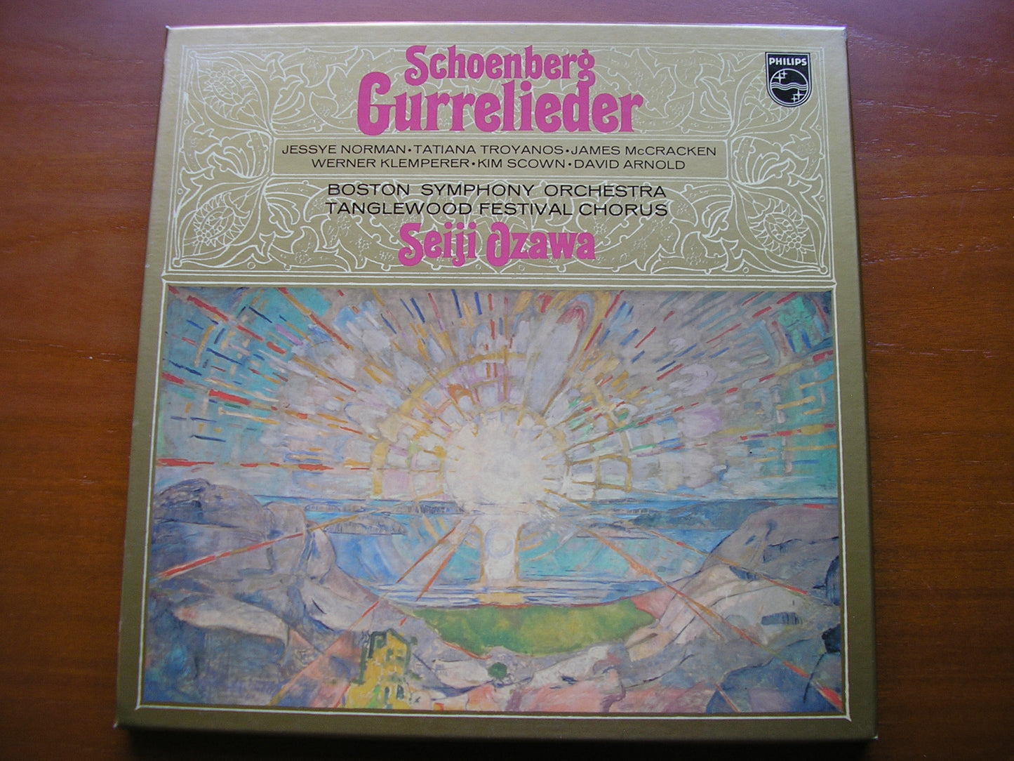 SCHOENBERG: GURRELIEDER      SOLOISTS / BOSTON SYM|PHONY / OZAWA    2LP     6769 038
