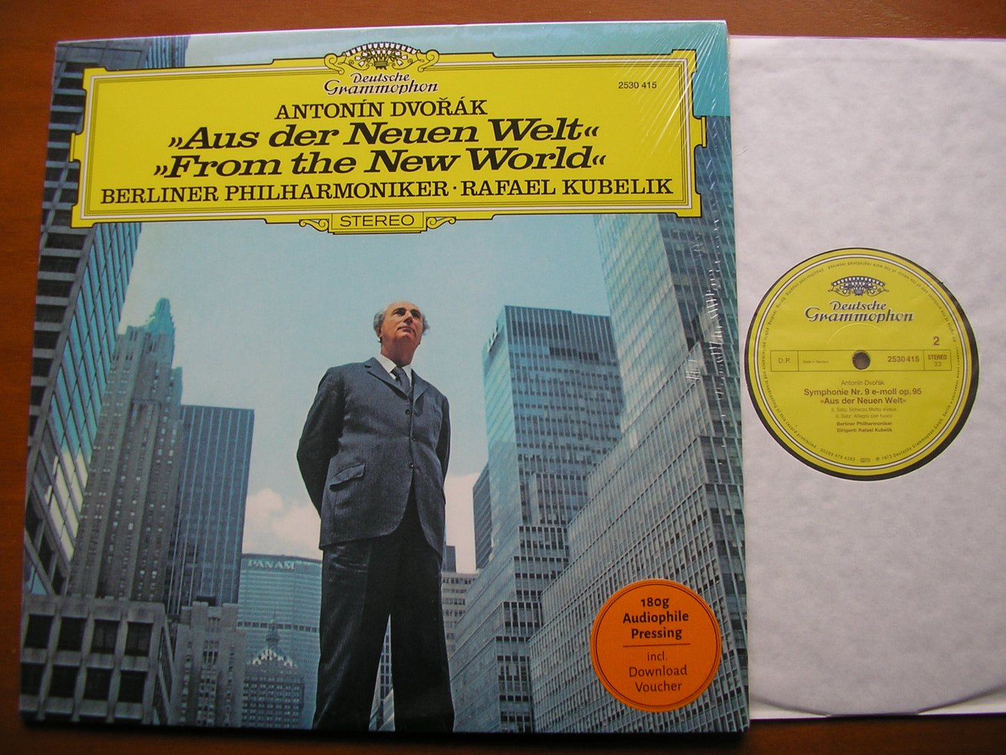 DVORAK: SYMPHONY No. 9 'From the New World' KUBELIK / BERLIN PHILHARMONIC 2530 415