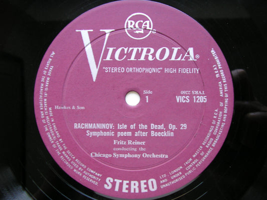 RACHMANINOV: ISLE OF THE DEAD / LISZT: TODTENTANZ / MEPHISTO WALTZ JANIS / CHICAGO SYMPHONY / REINER VICS 1205