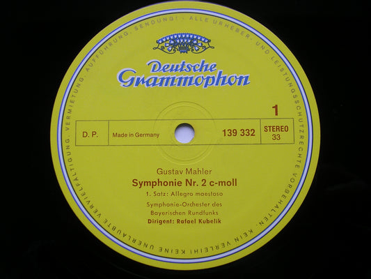 MAHLER: SYMPHONY No. 2 'Resurrection' MATHIS / PROCTER / BAVARIAN RADIO SYMPHONY / KEBELIK 139 332 / 3