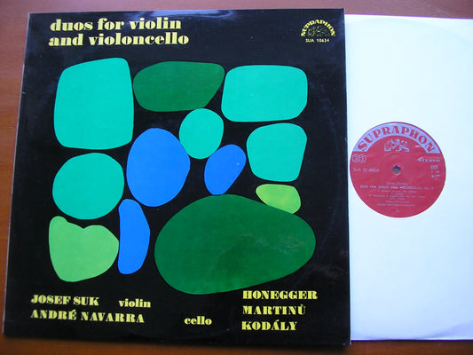 HONEGGER / KODALY / MARTINU: DUOS FOR VIOLIN & CELLO      JOSEF SUK / ANDRE NAVARRA      SUA ST 50634