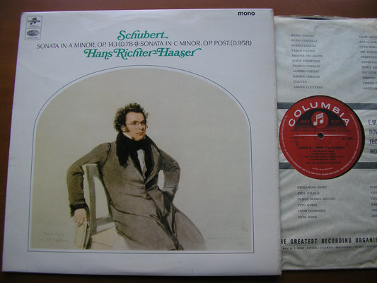 SCHUBERT: PIANO SONATAS  D784  &  D958      HANS RICHTER-HAASER    CX 5255