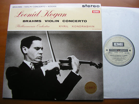 BRAHMS: VIOLIN CONCERTO     KOGAN / PHILHARMONIA / KONDRASHIN     SAX 2307
