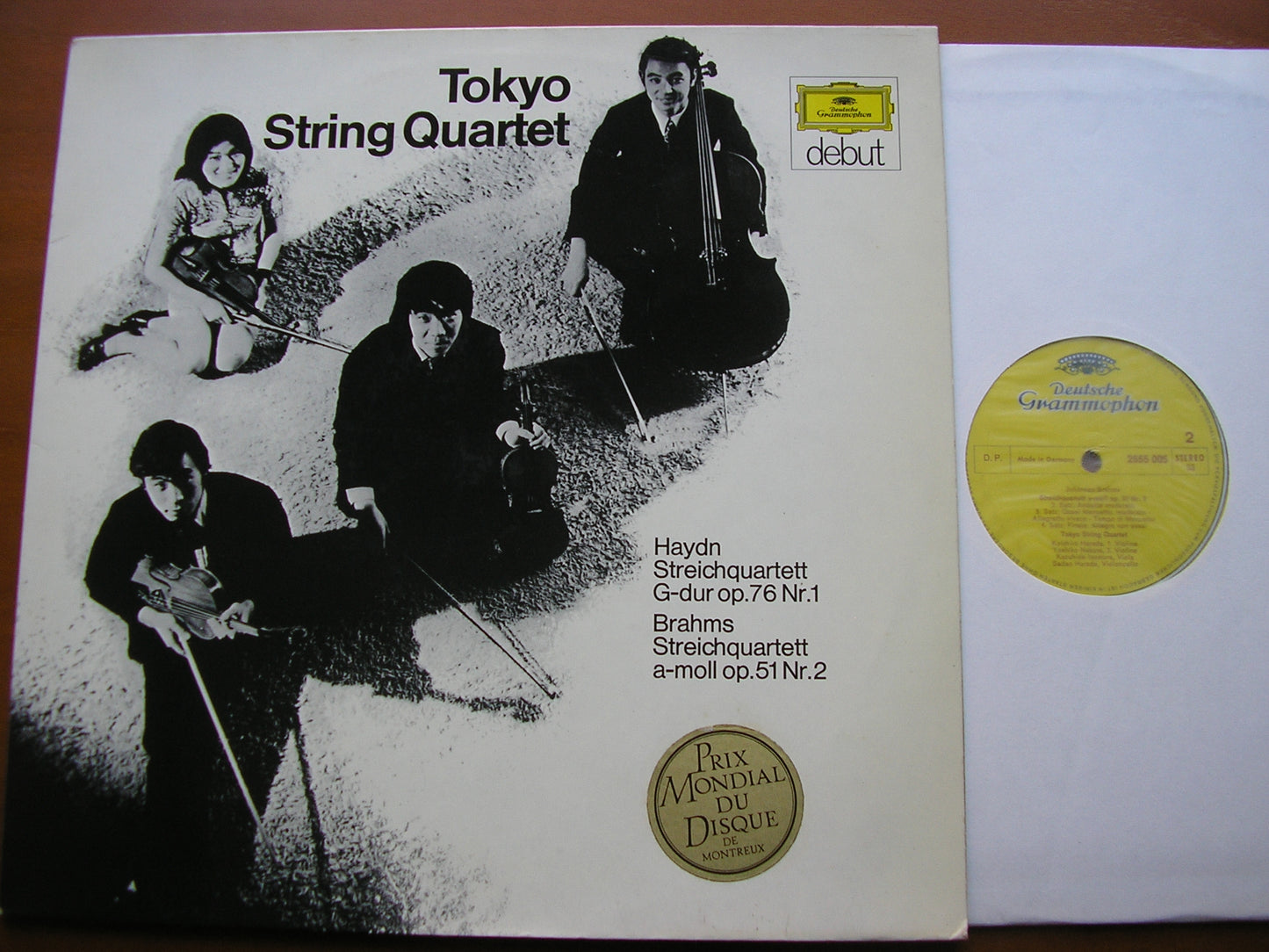 BRAHMS: STRING QUARTET Op.51 No. 2 / HAYDN: STRING QUARTET Op. 76 No. 1 THE TOKYO QUARTET 2555 005