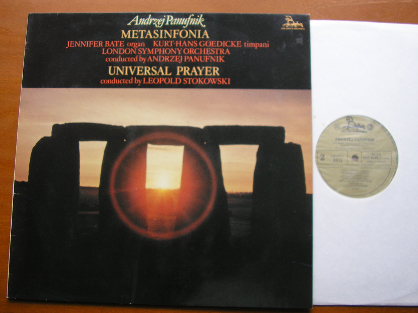PANUFNIK: METASINFONIA / UNIVERSAL PRAYER*     SOLOISTS / LONDON SYMPHONY / STOKOWSKI* / PANUFNIK      DKP 9049
