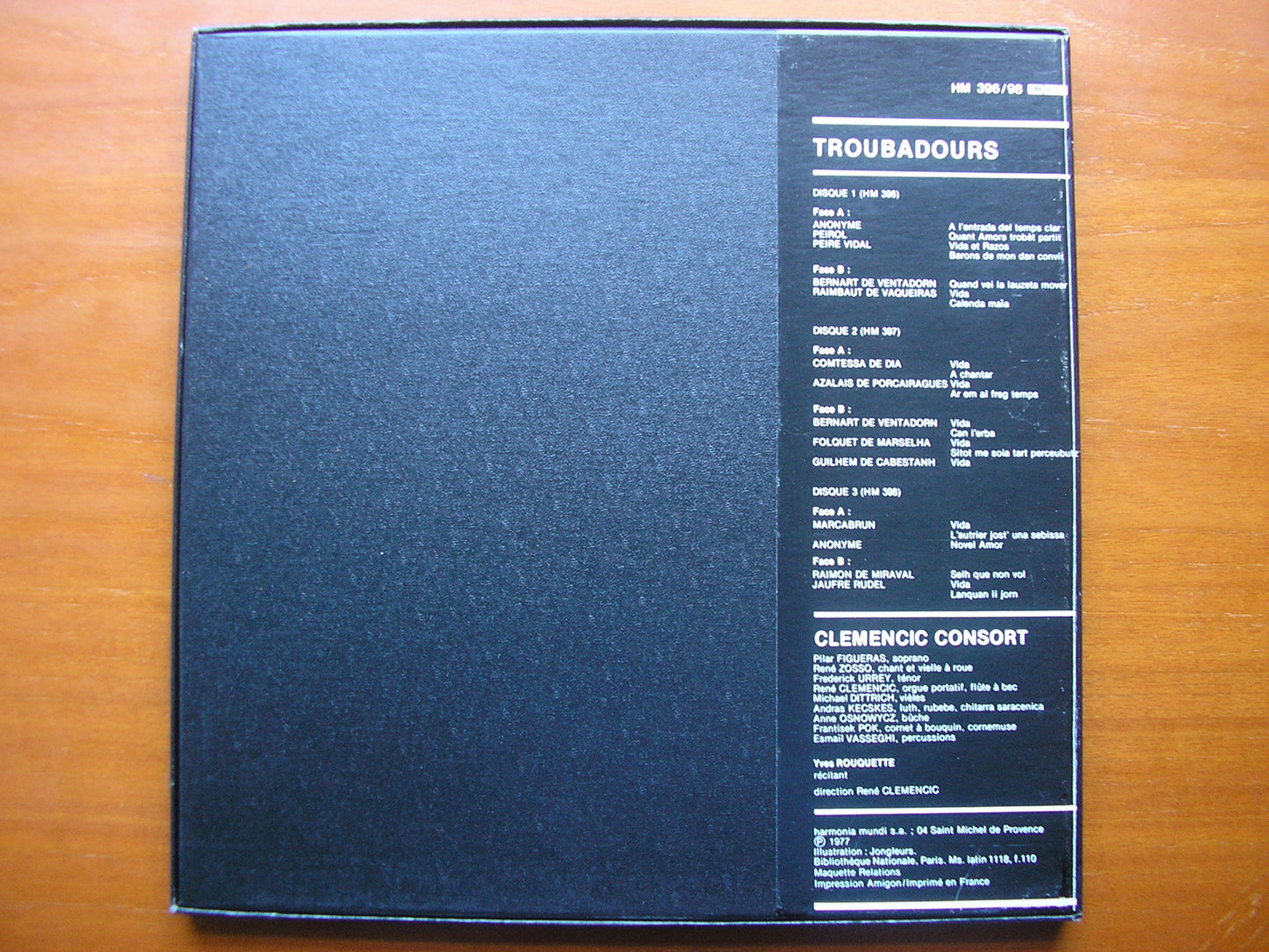 TROUBADORS Volumes 1 - 3 CLEMENCIC CONSORT / CLEMENCIC HM 396 - 398