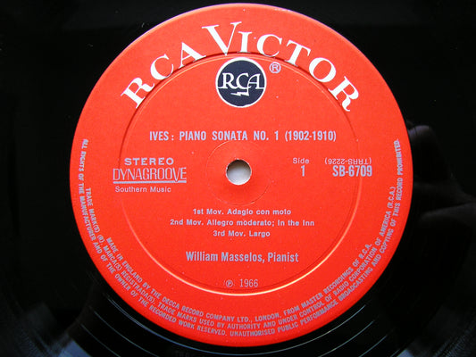 IVES: PIANO SONATA No. 1 WILLIAM MASSELOS SB 6709