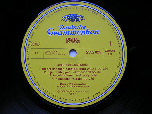 JOHANN STRAUSS: THE BLUE DANUBE KARAJAN / BERLIN PHILHARMONIC 2532 025