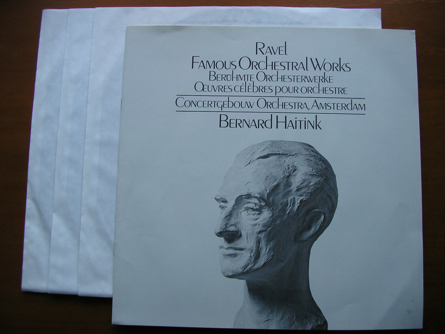 RAVEL: FAMOUS ORCHESTRAL WORKS HAITINK / CONCERTGEBOUW ORCHESTRA 3LP 6725 016