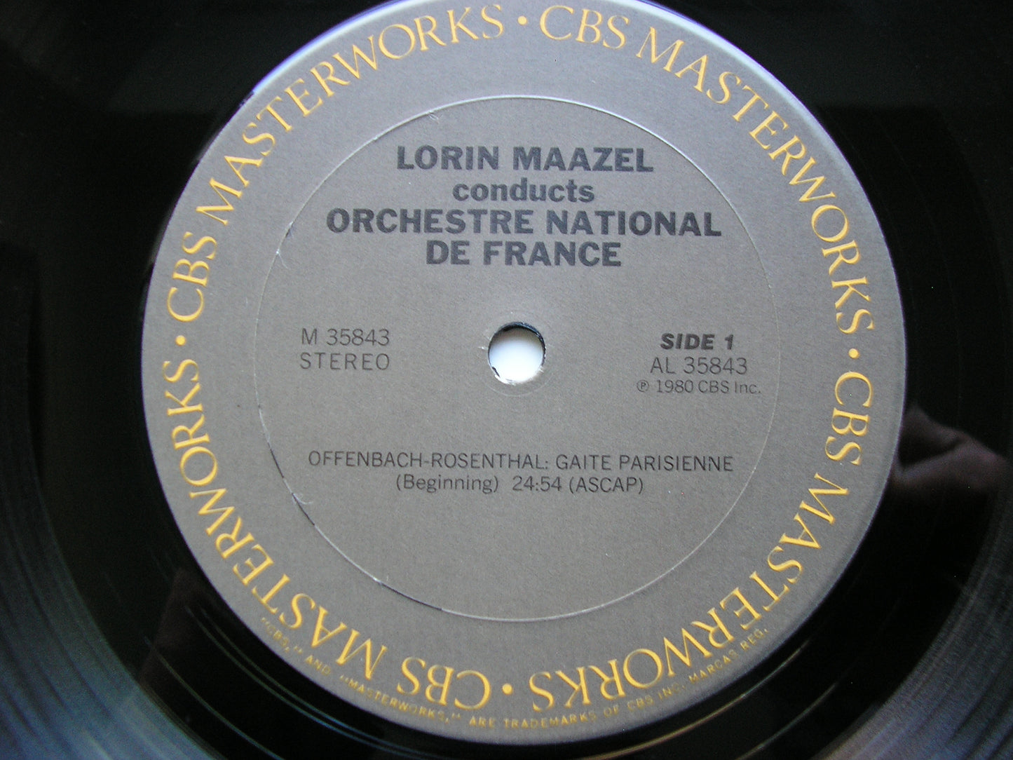 OFFENBACH: GAITE PARISIENNE / SAINT-SAENS: DANSE MACABRE / DUKAS: L'APPRENTI SORCIER       MAAZEL / FRENCH NATIONAL ORCHESTRA        M 35843