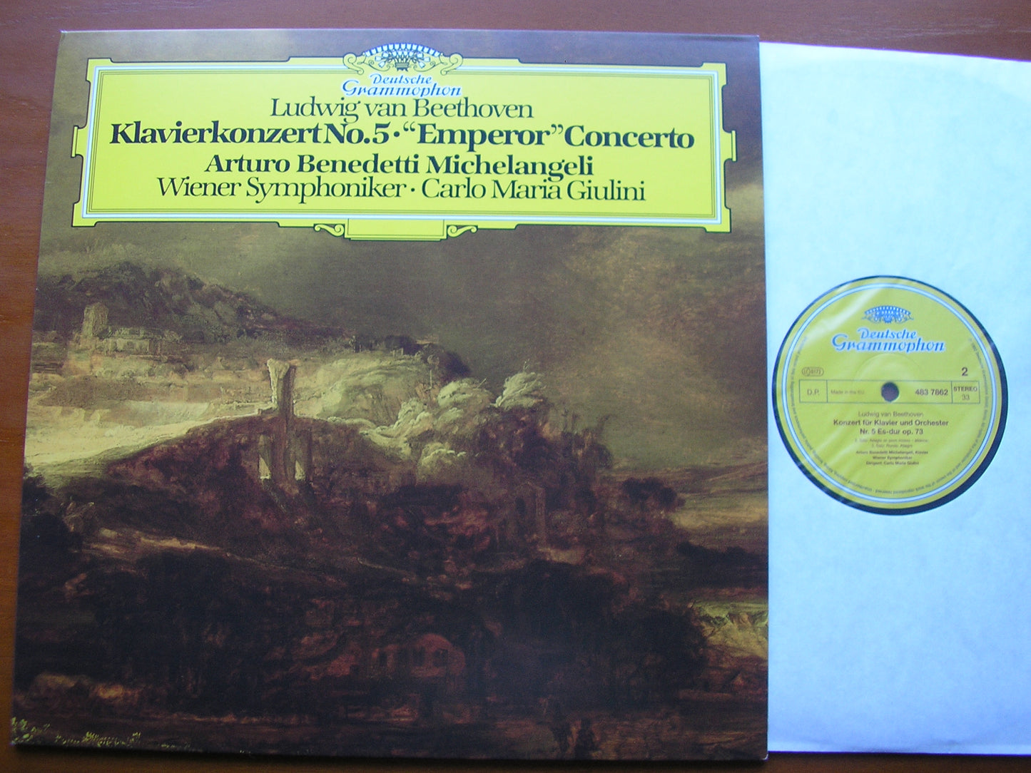 BEETHOEN: PIANO CONCERTO No. 5 'Emperor' MICHELANGELI / VIENNA SYMPHONY / GIULINI 483 7862