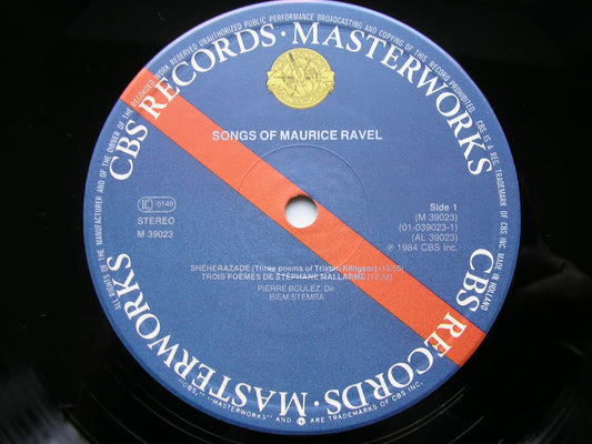 RAVEL: SONGS   NORMAN / VAN DAM / HARPER / GOMEZ / BBC SYMPHONY / BOULEZ     M 39023