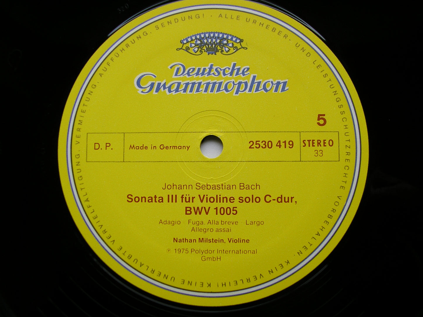 BACH: UNACCOMPANIED SONATAS & PARTITAS       NATHAN MILSTEIN      3LP       2709 047