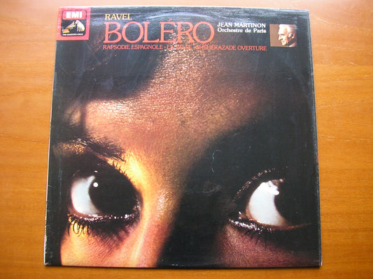 RAVEL: BOLERO / LA VALSE / RAPSODIE ESPAGNOLE      MARTINON / ORCHESTRE DE PARIS     ASD 3215